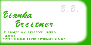 bianka breitner business card